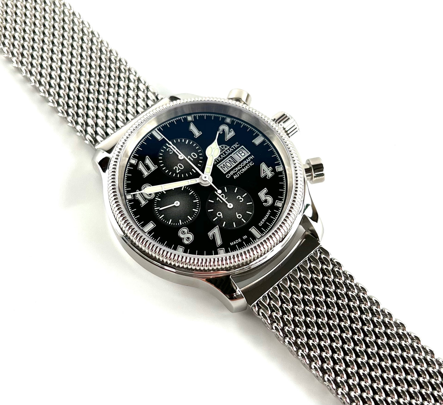 Arkona Vintage Flieger Automatik Chronograph, Ref. SA-13023