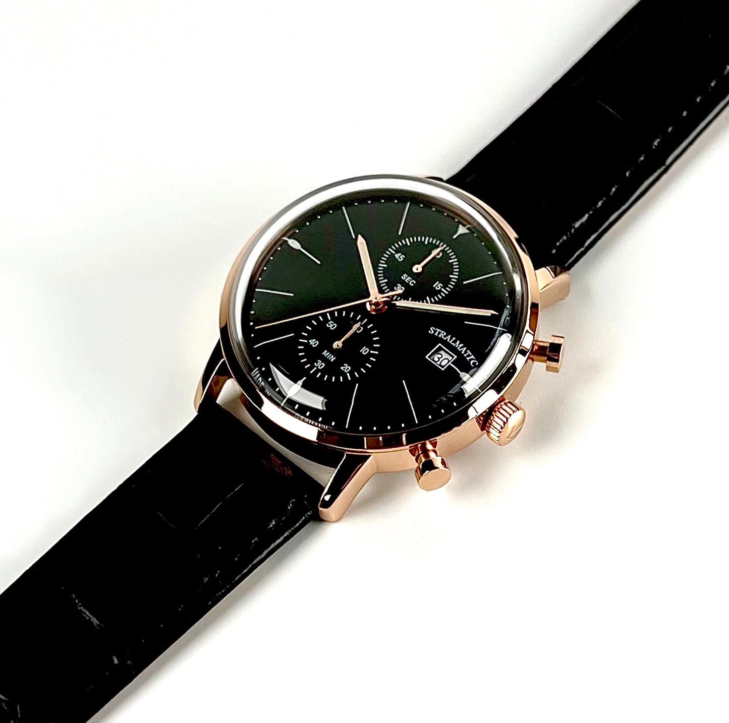 Nordstrand Bauhaus Chronograph schwarz, Ref. SNB-4402301