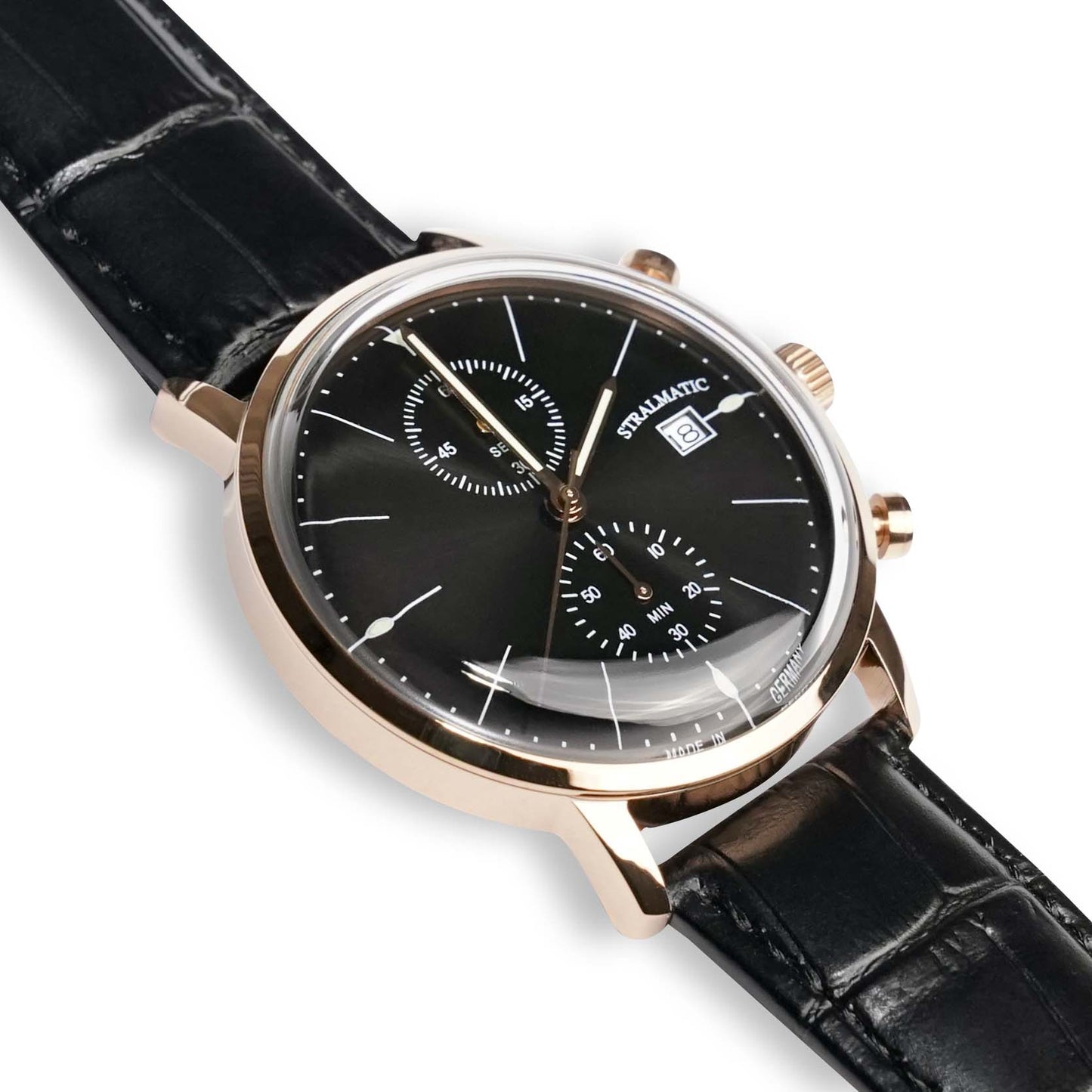 Nordstrand Bauhaus Chronograph schwarz, Ref. SNB-4402301