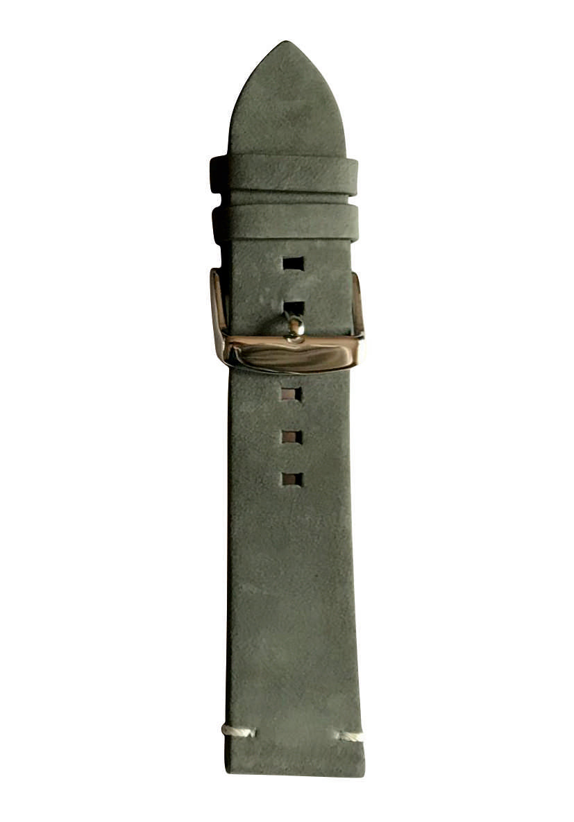 Zubehör „Wienerband“, Lederarmband vom Österreichischen Traditionshersteller RITTER aus Wien, Farbe flint